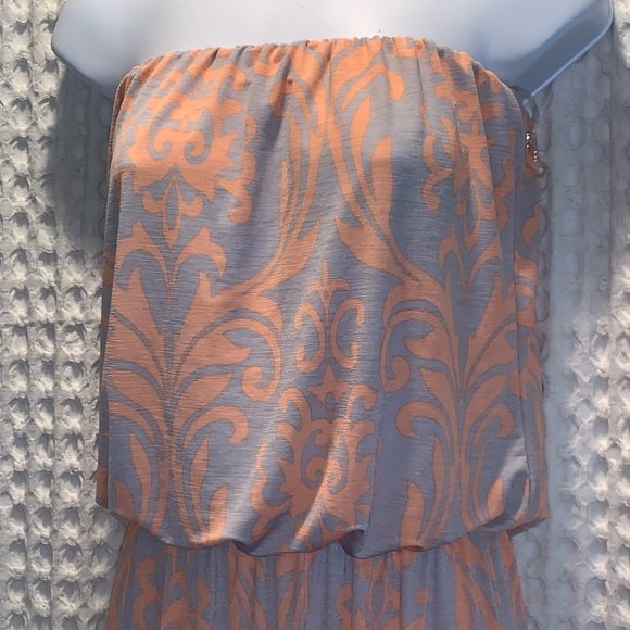 Filly Flair Drapey Tube Top Maxi Dress - Picture 3 of 5